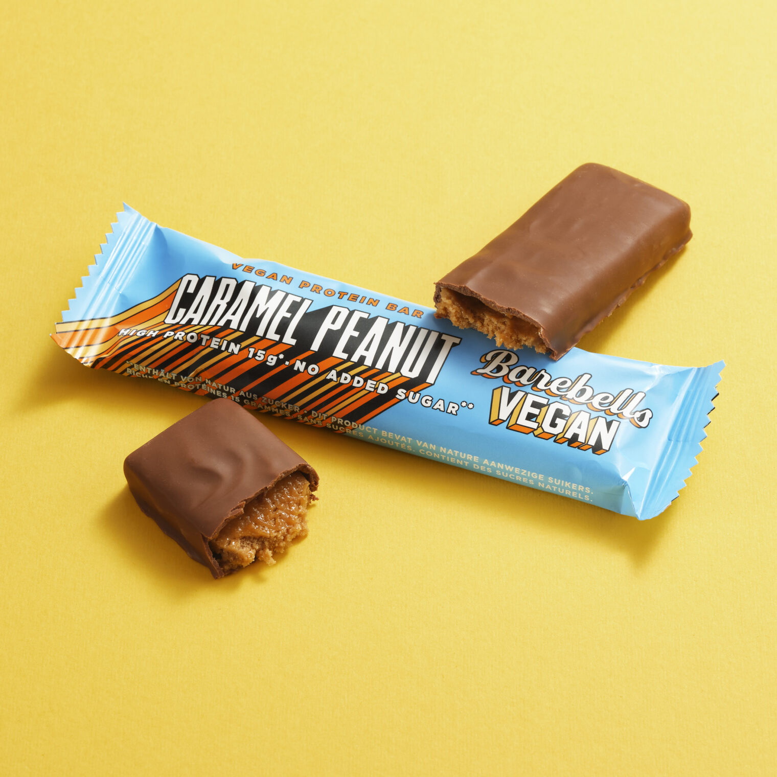 Barebells Vegan Caramel Peanut lifestyle